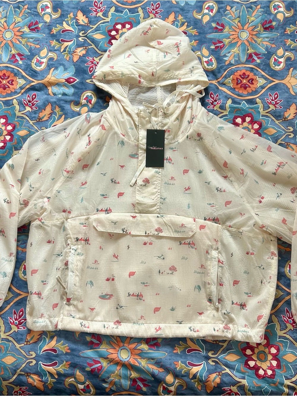 Ripstop Pullover Hooded Windbreaker by Stephen Malbon for Fabletics
